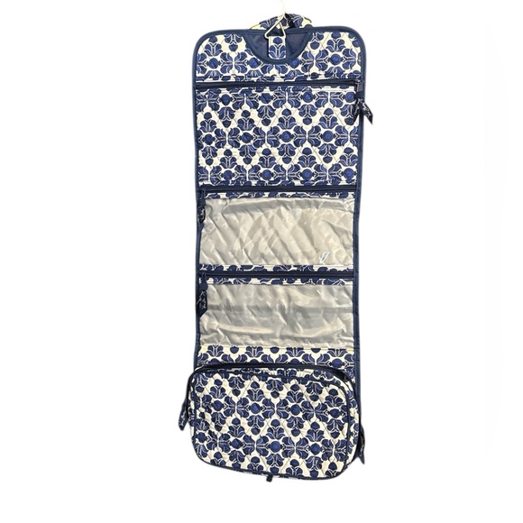 Vera Bradley Navy and White Floral Travel Bag - Picture 2 of 3